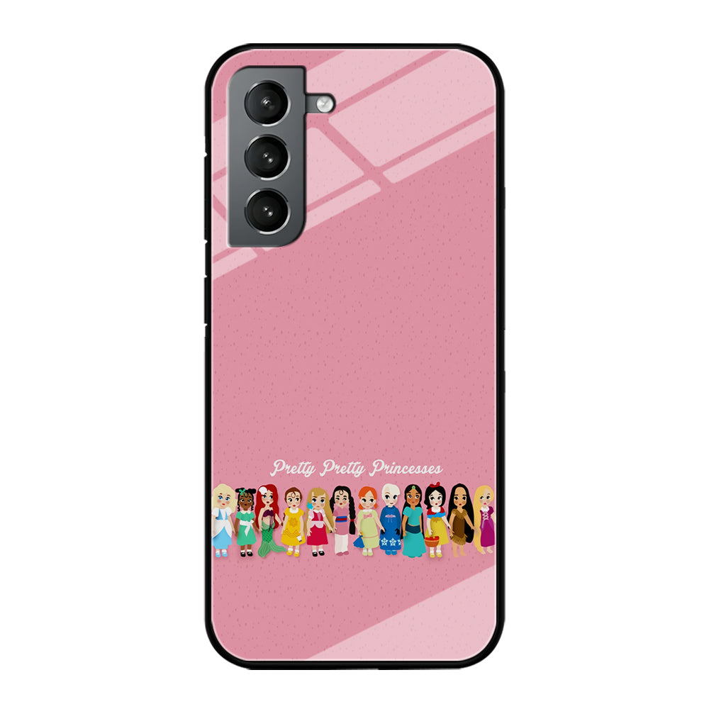 Pretty Pretty Princesses Pink Samsung Galaxy S22 Case-Phone Case-Tempered Glass Case-Altracase