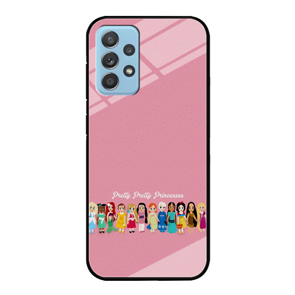 Pretty Pretty Princesses Pink Samsung Galaxy A72 Case-Phone Case-Tempered Glass Case-Altracase