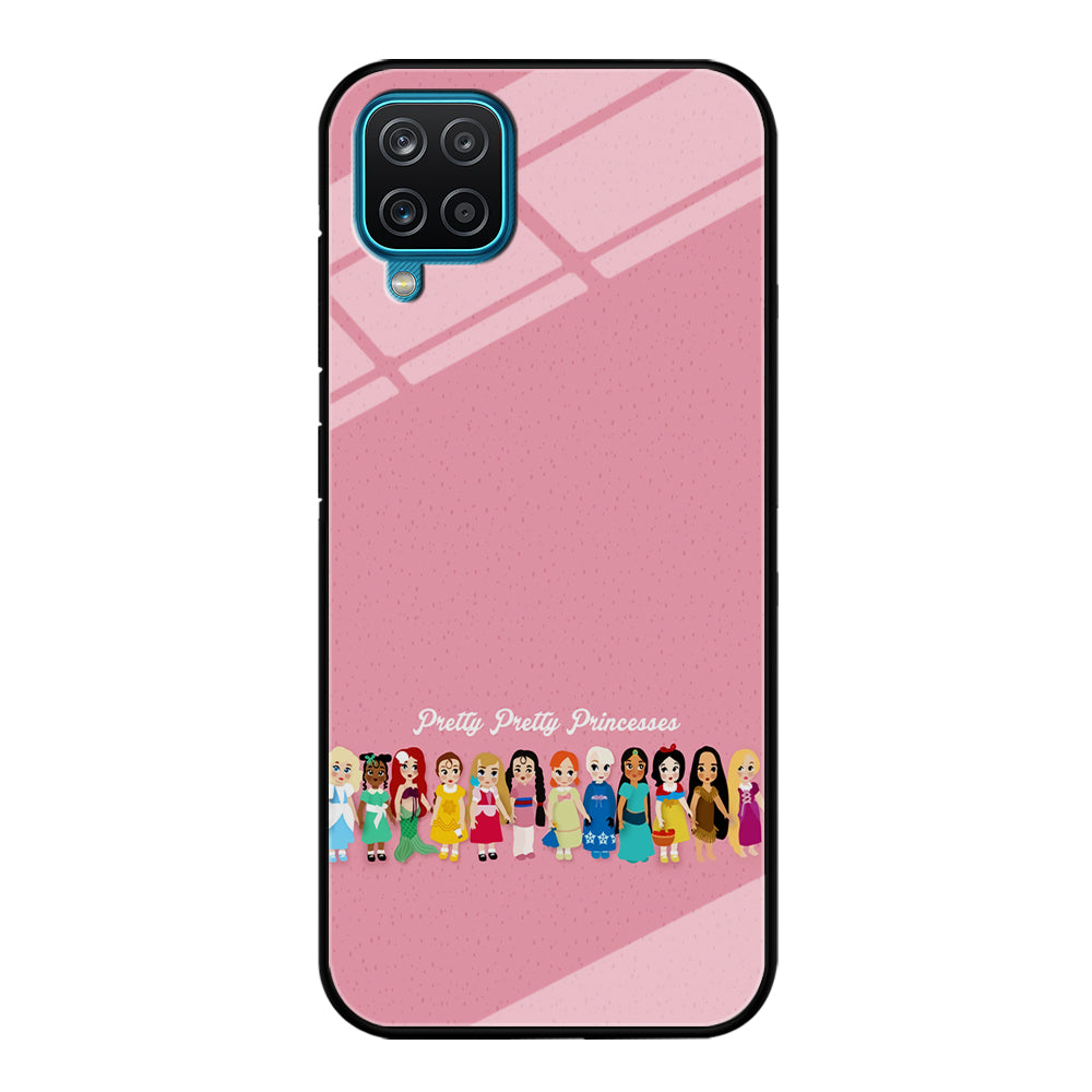 Pretty Pretty Princesses Pink Samsung Galaxy A12 Case-Phone Case-Tempered Glass Case-Altracase