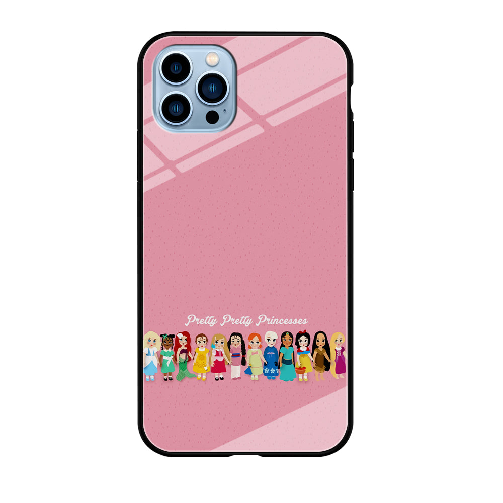 Pretty Pretty Princesses Pink iPhone 12 Pro Max Case-Phone Case-Tempered Glass Case-Altracase