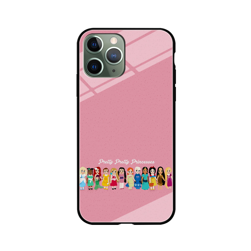 Pretty Pretty Princesses Pink iPhone 11 Pro Max Case-Phone Case-Tempered Glass Case-Altracase