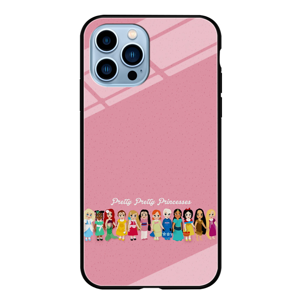 Pretty Pretty Princesses Pink iPhone 15 Pro Max Case-Phone Case-Tempered Glass Case-Altracase