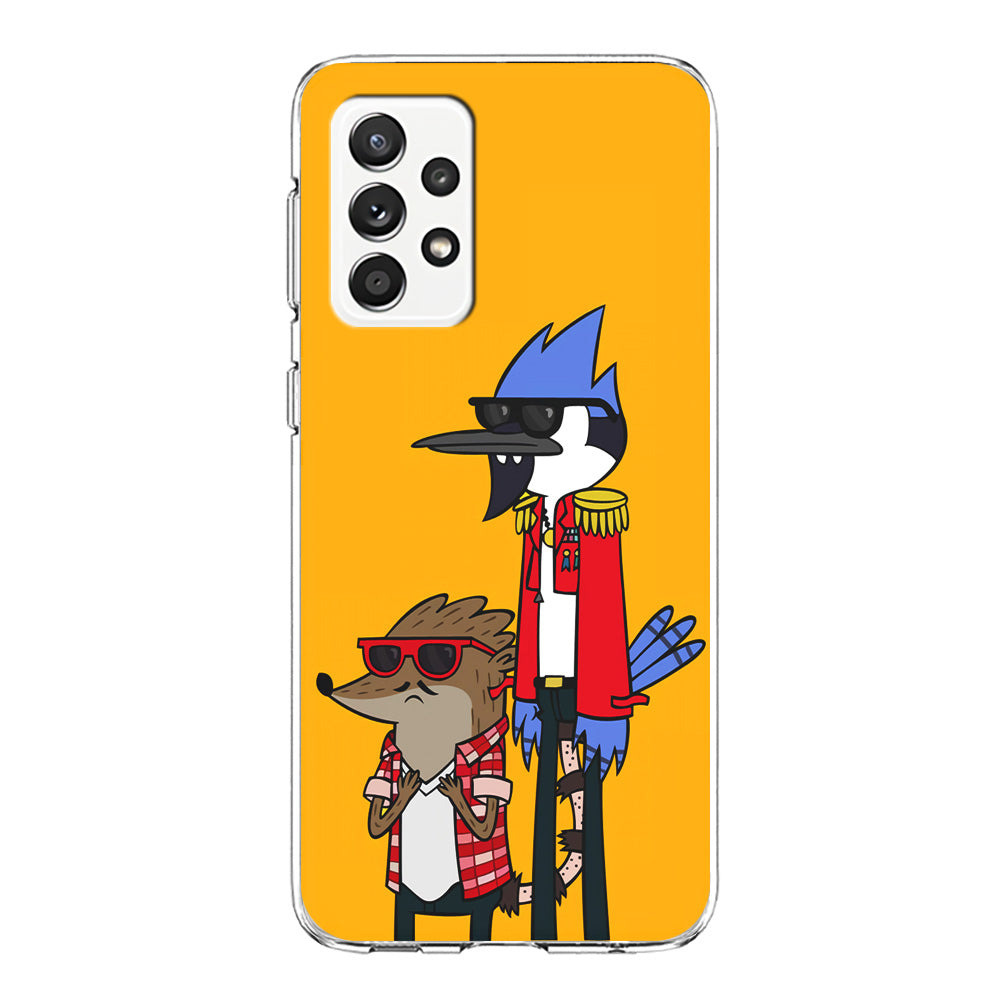 Regular Show Rigby and Mordecai Samsung Galaxy A72 Case-Phone Case-Clear Soft Case-Altracase