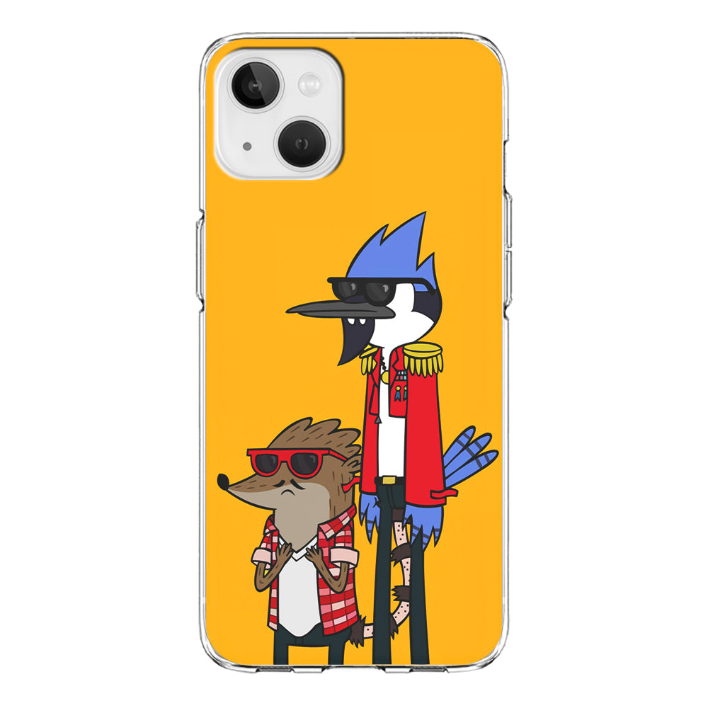 Regular Show Rigby and Mordecai iPhone 13 Mini Case-Phone Case-Clear Soft Case-Altracase