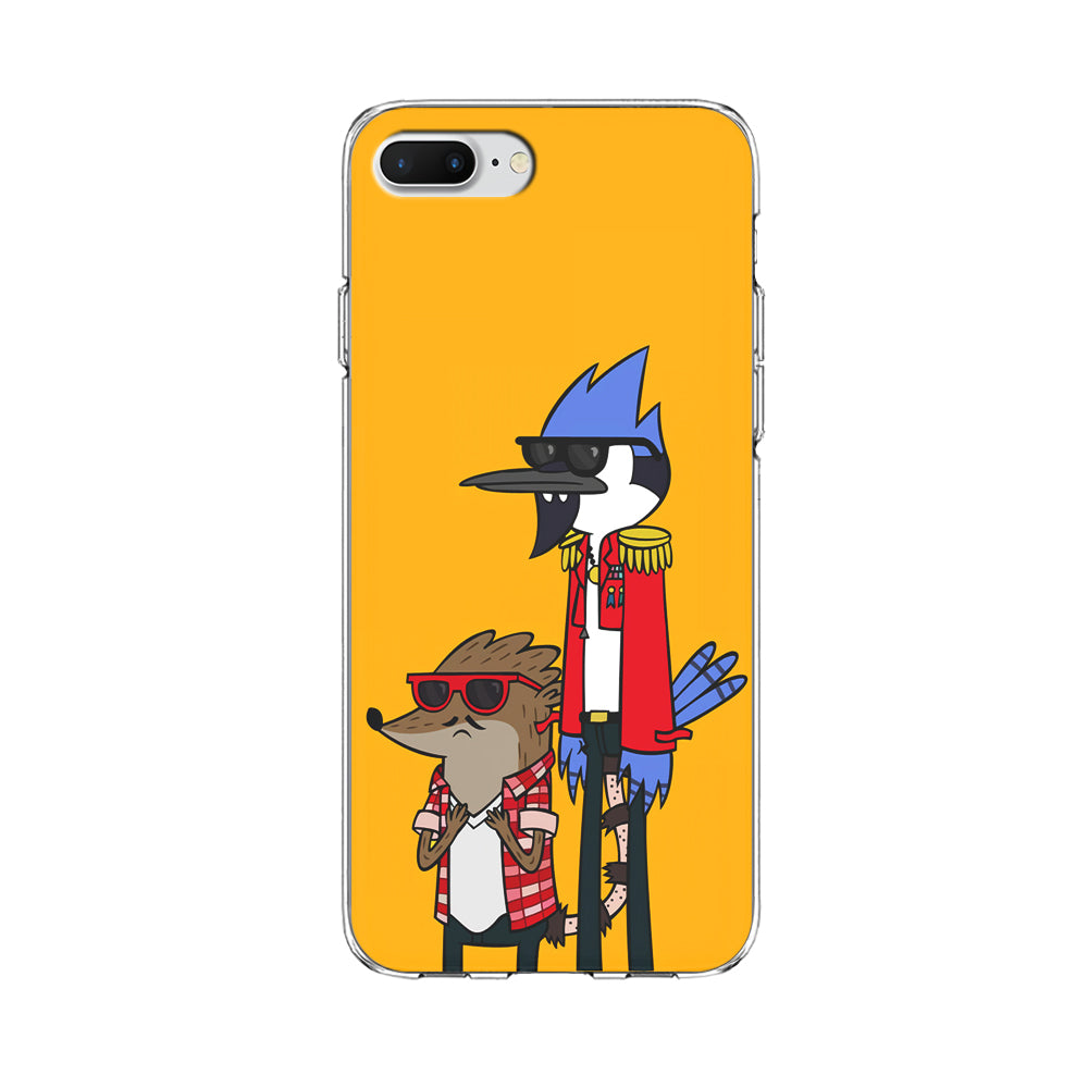 Regular Show Rigby and Mordecai iPhone 8 Plus Case-Phone Case-Clear Soft Case-Altracase
