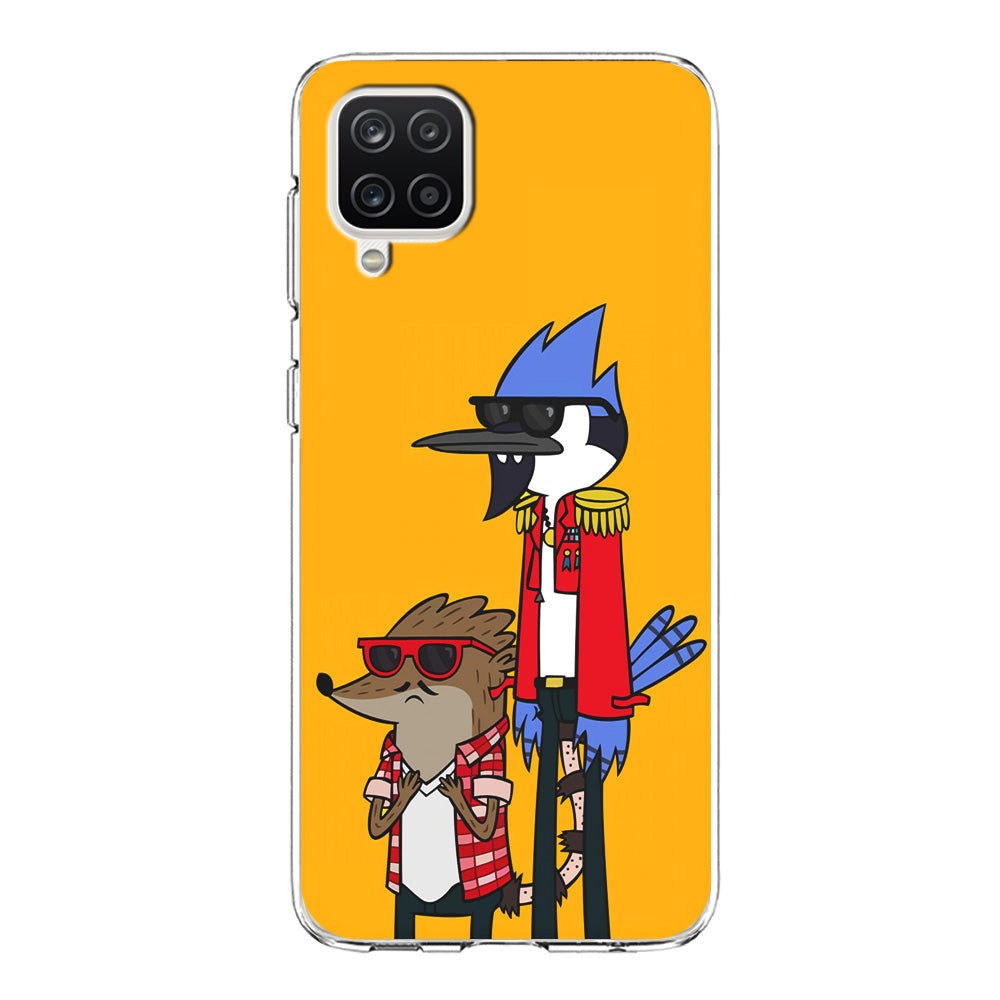Regular Show Rigby and Mordecai Samsung Galaxy A12 Case-Phone Case-Clear Soft Case-Altracase