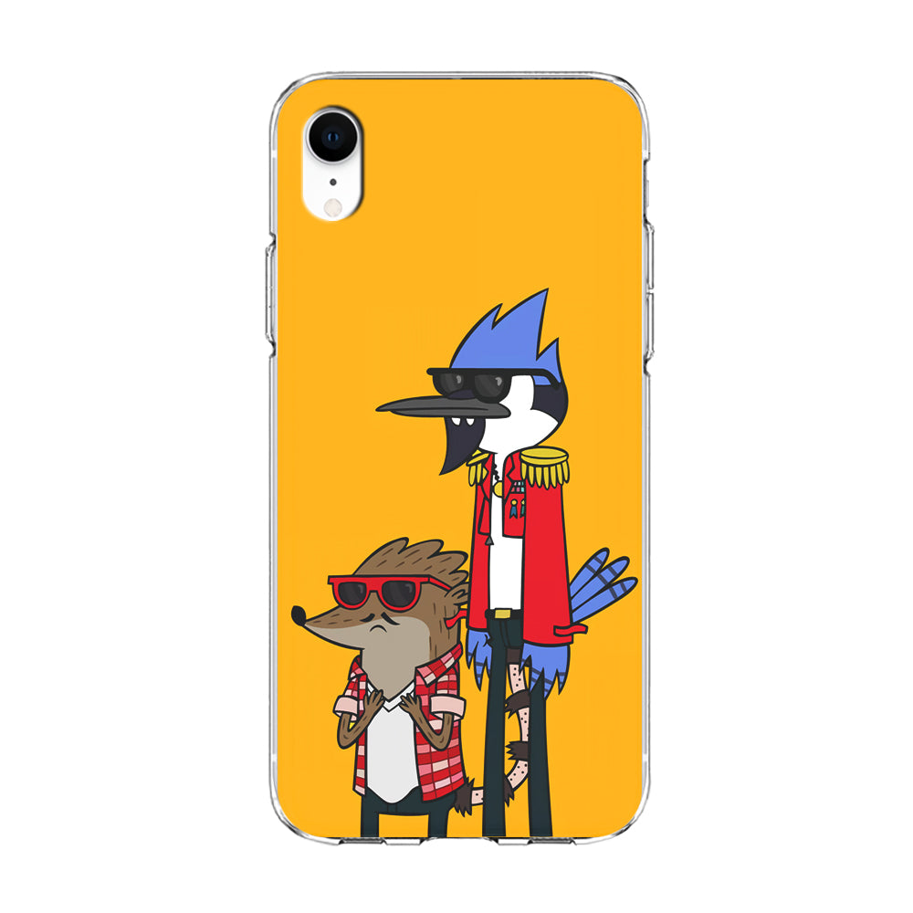 Regular Show Rigby and Mordecai iPhone XR Case-Phone Case-Clear Soft Case-Altracase