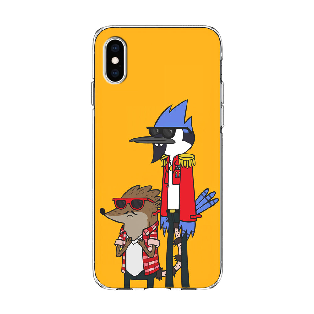 Regular Show Rigby and Mordecai iPhone Xs Case-Phone Case-Clear Soft Case-Altracase
