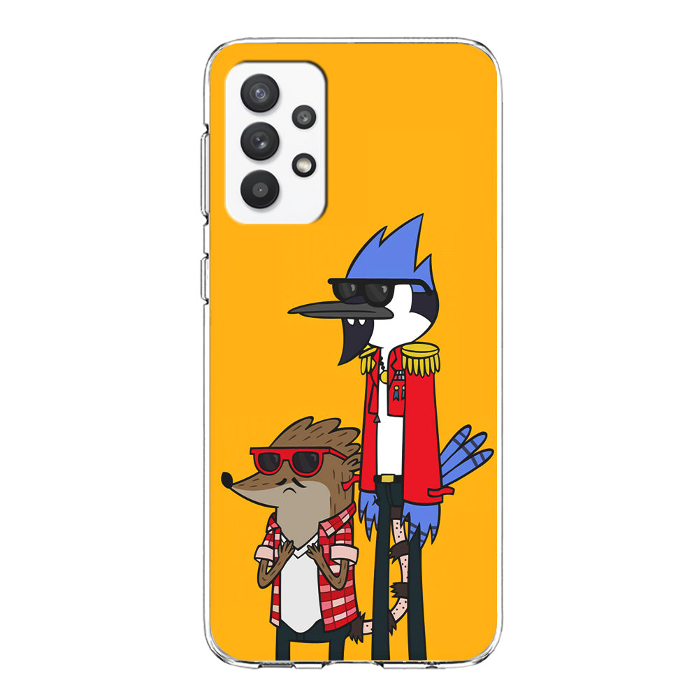Regular Show Rigby and Mordecai Samsung Galaxy A32 Case-Phone Case-Clear Soft Case-Altracase