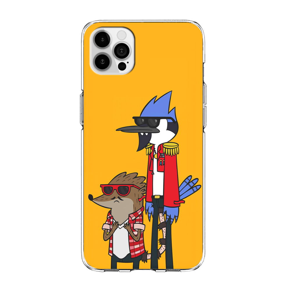 Regular Show Rigby and Mordecai iPhone 15 Pro Case-Phone Case-Clear Soft Case-Altracase
