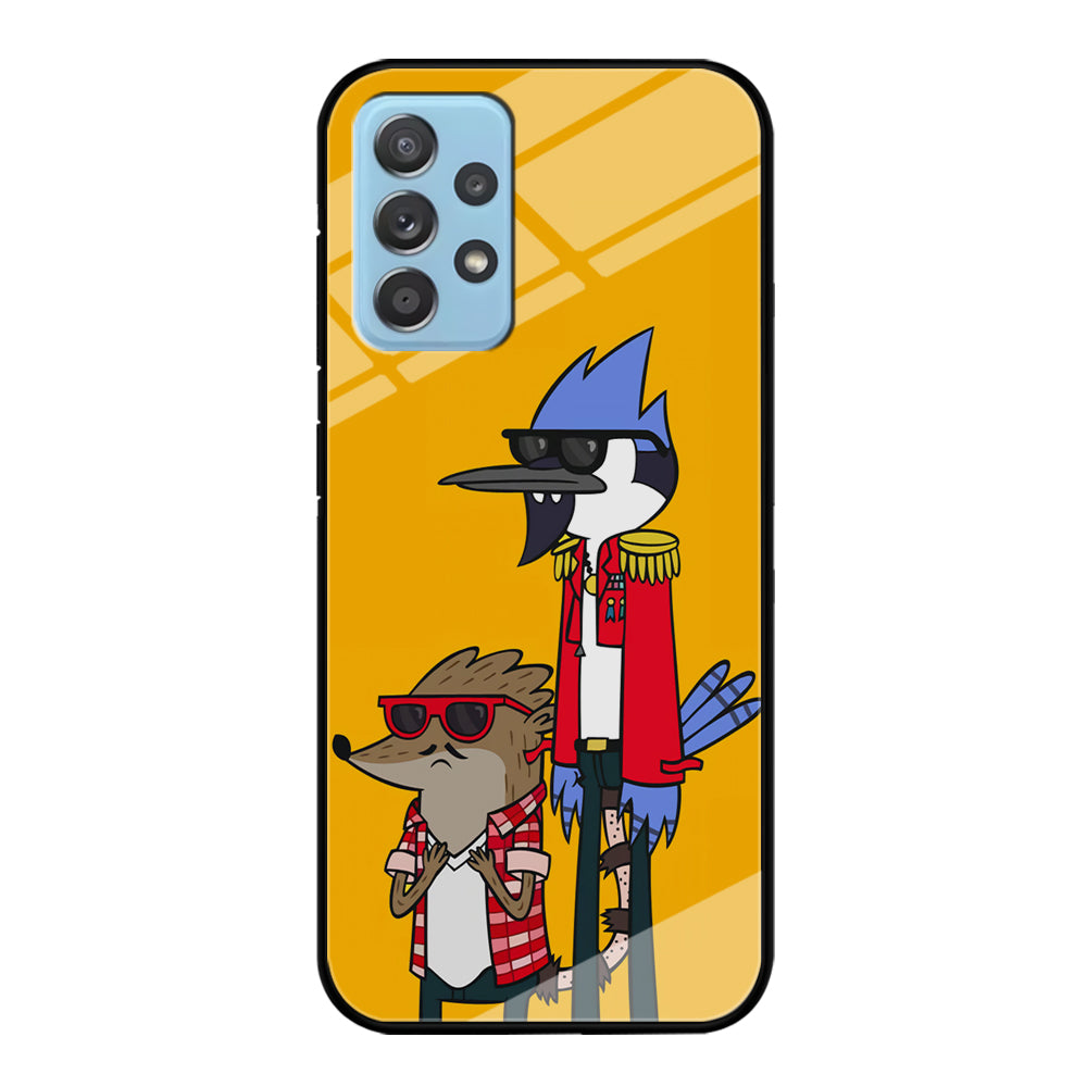 Regular Show Rigby and Mordecai Samsung Galaxy A72 Case-Phone Case-Tempered Glass Case-Altracase