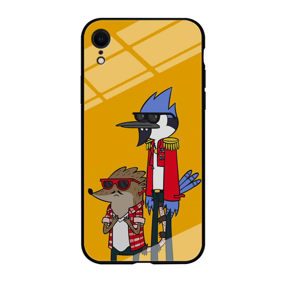 Regular Show Rigby and Mordecai iPhone XR Case-Phone Case-Tempered Glass Case-Altracase