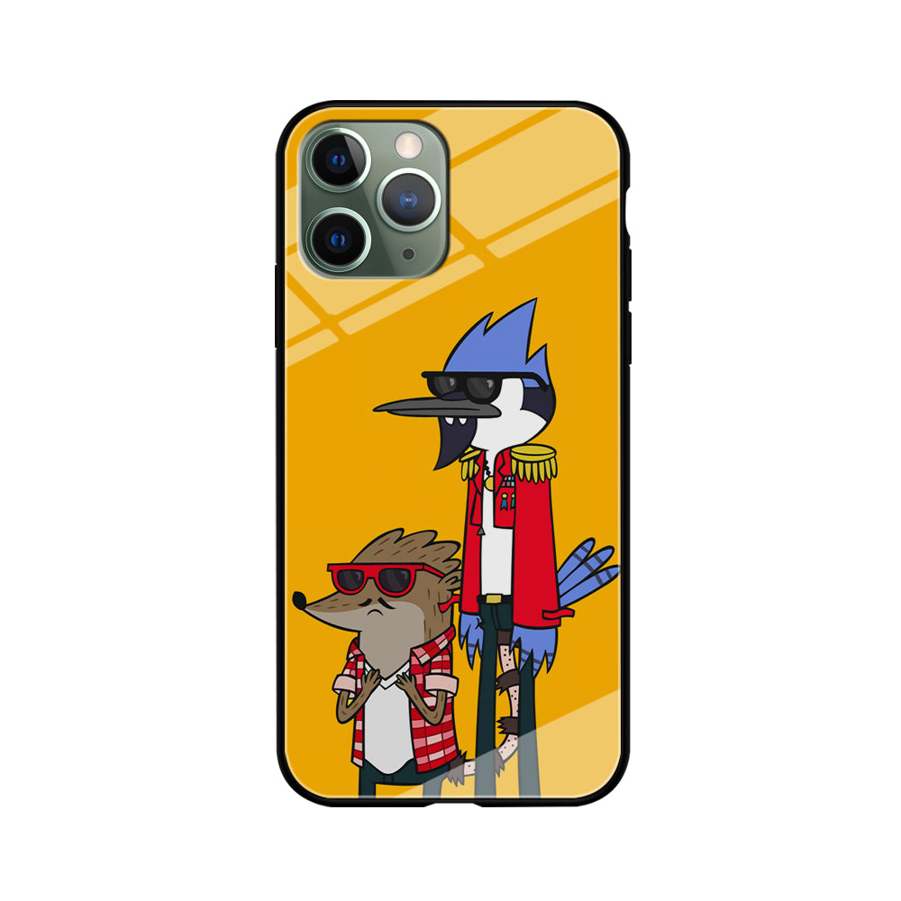 Regular Show Rigby and Mordecai iPhone 11 Pro Max Case-Phone Case-Tempered Glass Case-Altracase