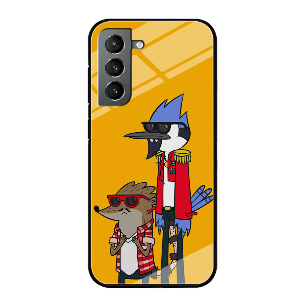 Regular Show Rigby and Mordecai Samsung Galaxy S23 Case-Phone Case-Tempered Glass Case-Altracase