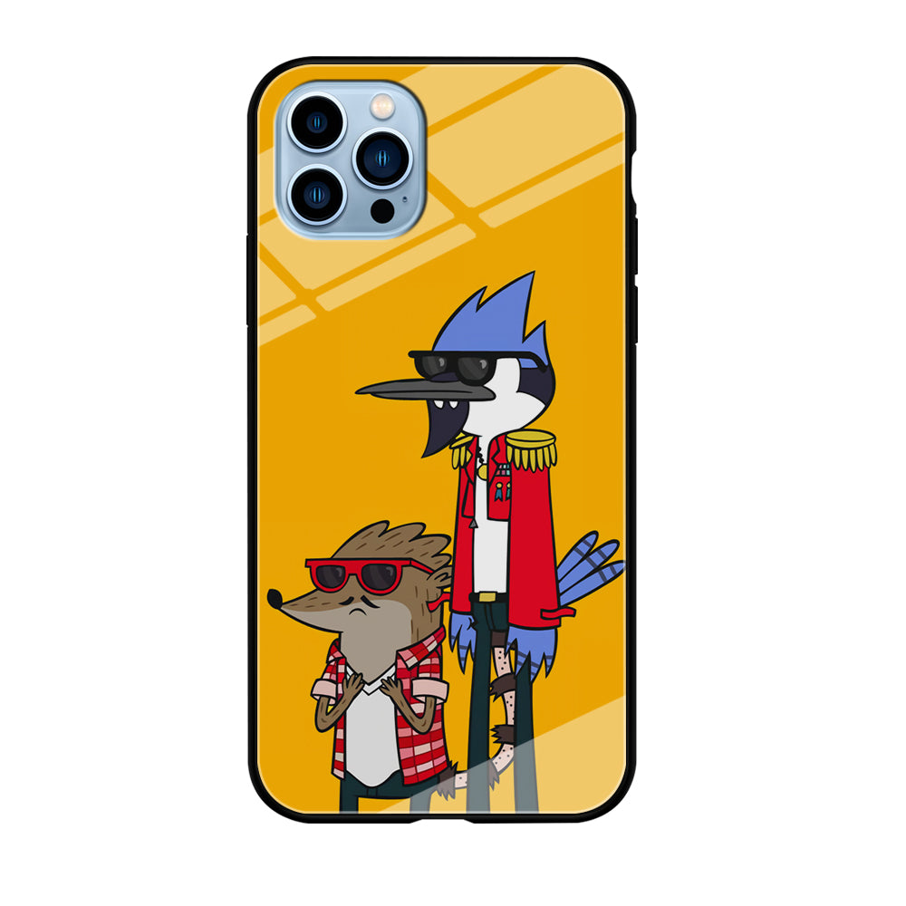 Regular Show Rigby and Mordecai iPhone 12 Pro Max Case-Phone Case-Tempered Glass Case-Altracase