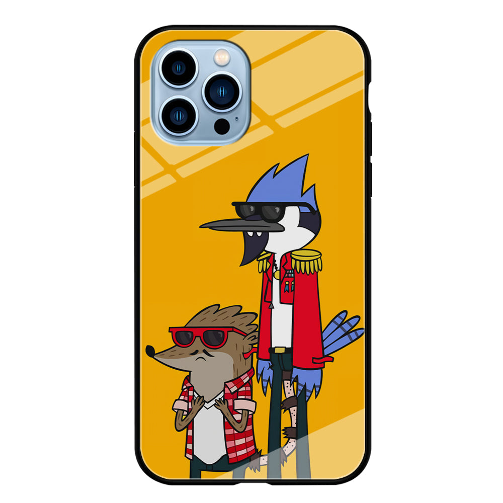 Regular Show Rigby and Mordecai iPhone 14 Pro Max Case-Phone Case-Tempered Glass Case-Altracase