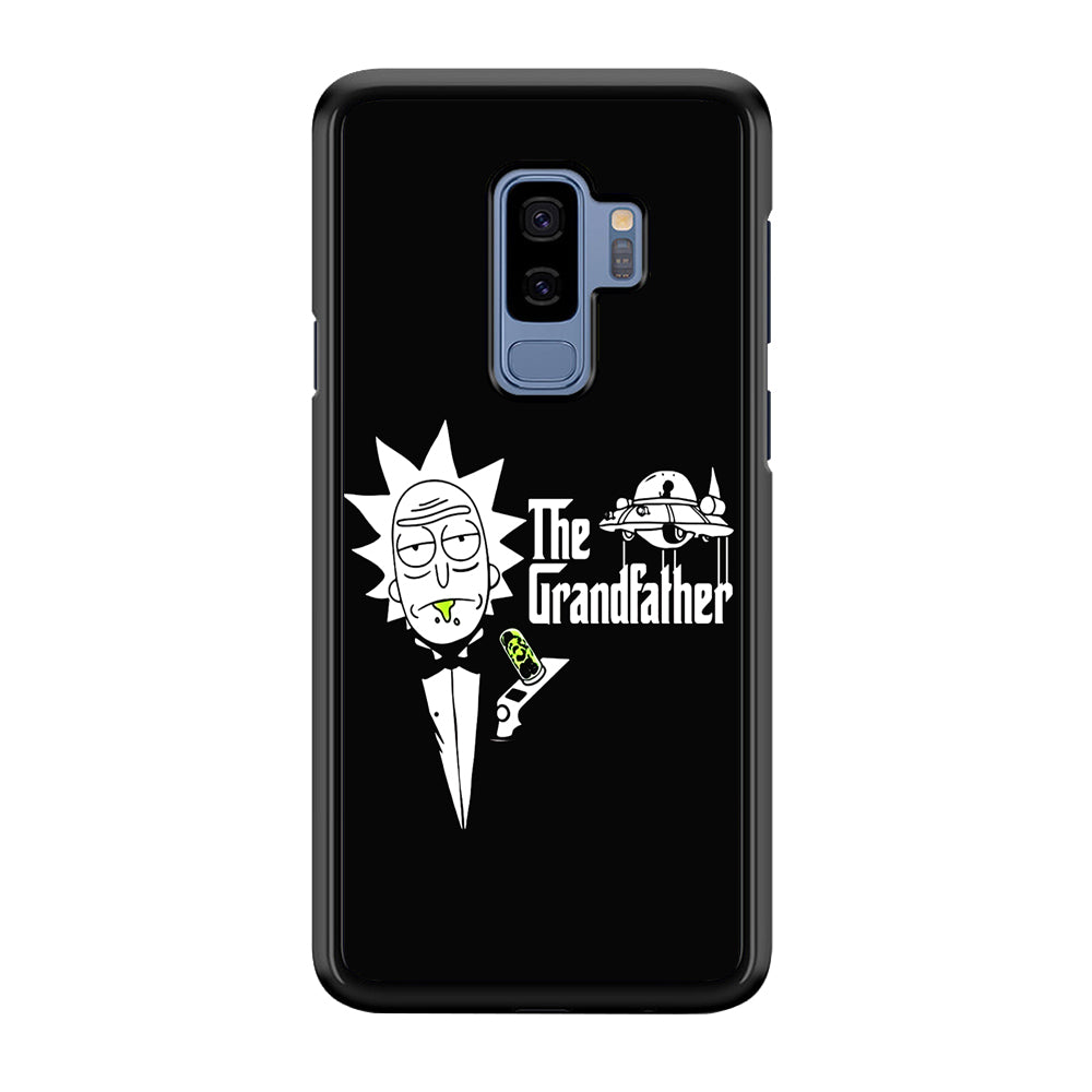 Rick The Grand Father Samsung Galaxy S9 Plus Case-Phone Case-Rubber Black (2D Case)-Altracase