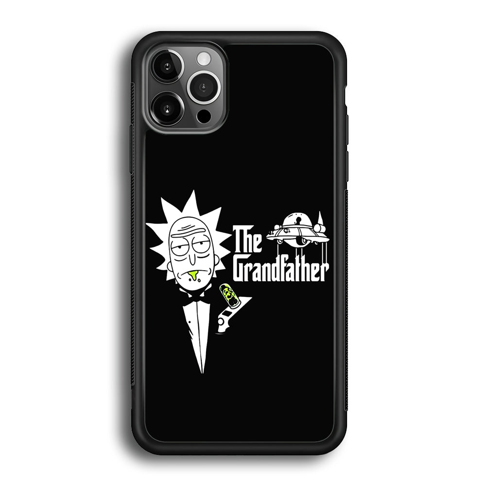 Rick The Grand Father iPhone 12 Pro Max Case-Phone Case-Rubber Black (2D Case)-Altracase