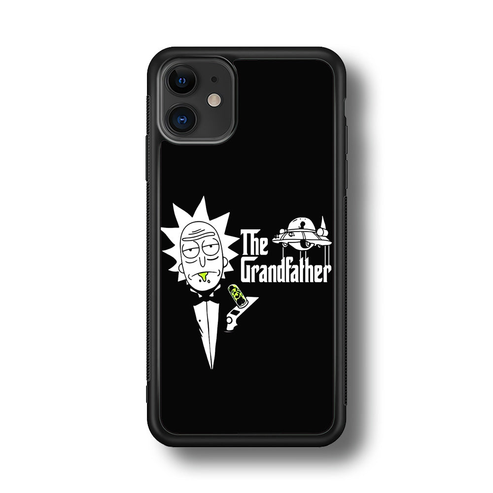 Rick The Grand Father iPhone 11 Case-Phone Case-Rubber Black (2D Case)-Altracase