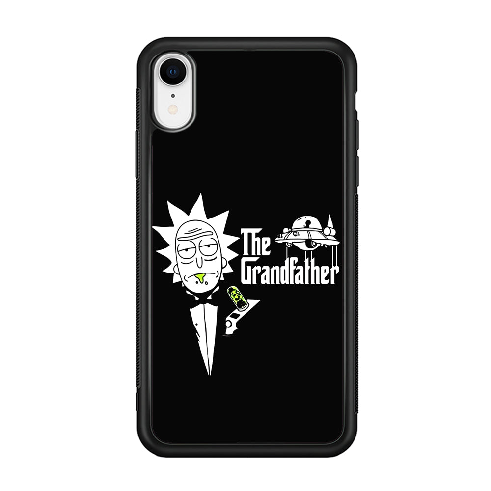 Rick The Grand Father iPhone XR Case-Phone Case-Rubber Black (2D Case)-Altracase