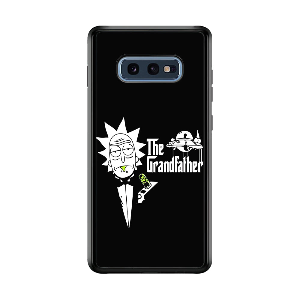 Rick The Grand Father Samsung Galaxy S10E Case-Phone Case-Rubber Black (2D Case)-Altracase