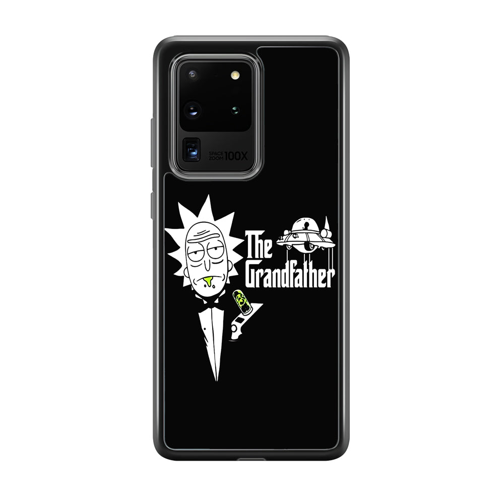 Rick The Grand Father Samsung Galaxy S20 Ultra Case-Phone Case-Rubber Black (2D Case)-Altracase