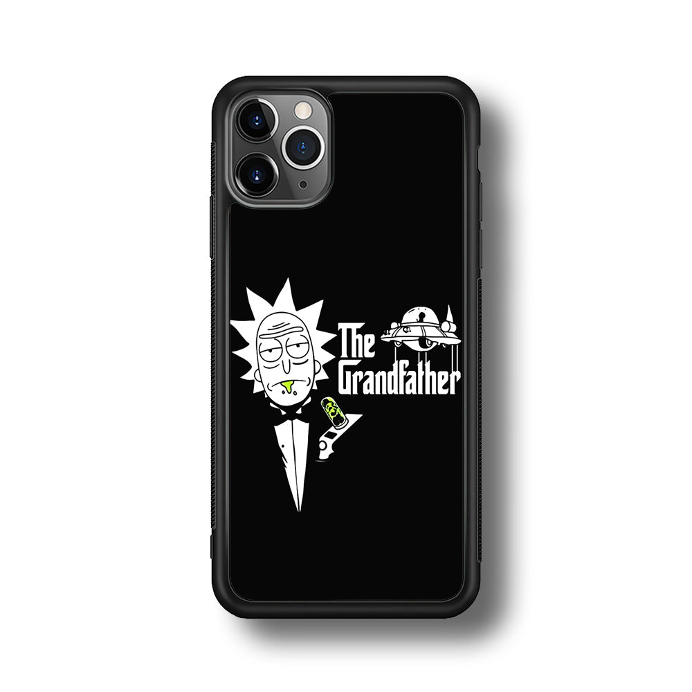Rick The Grand Father iPhone 11 Pro Max Case-Phone Case-Rubber Black (2D Case)-Altracase