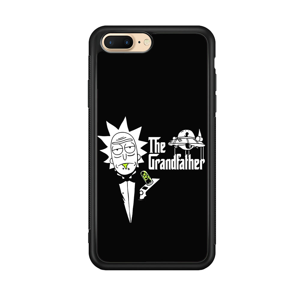 Rick The Grand Father iPhone 8 Plus Case-Phone Case-Rubber Black (2D Case)-Altracase