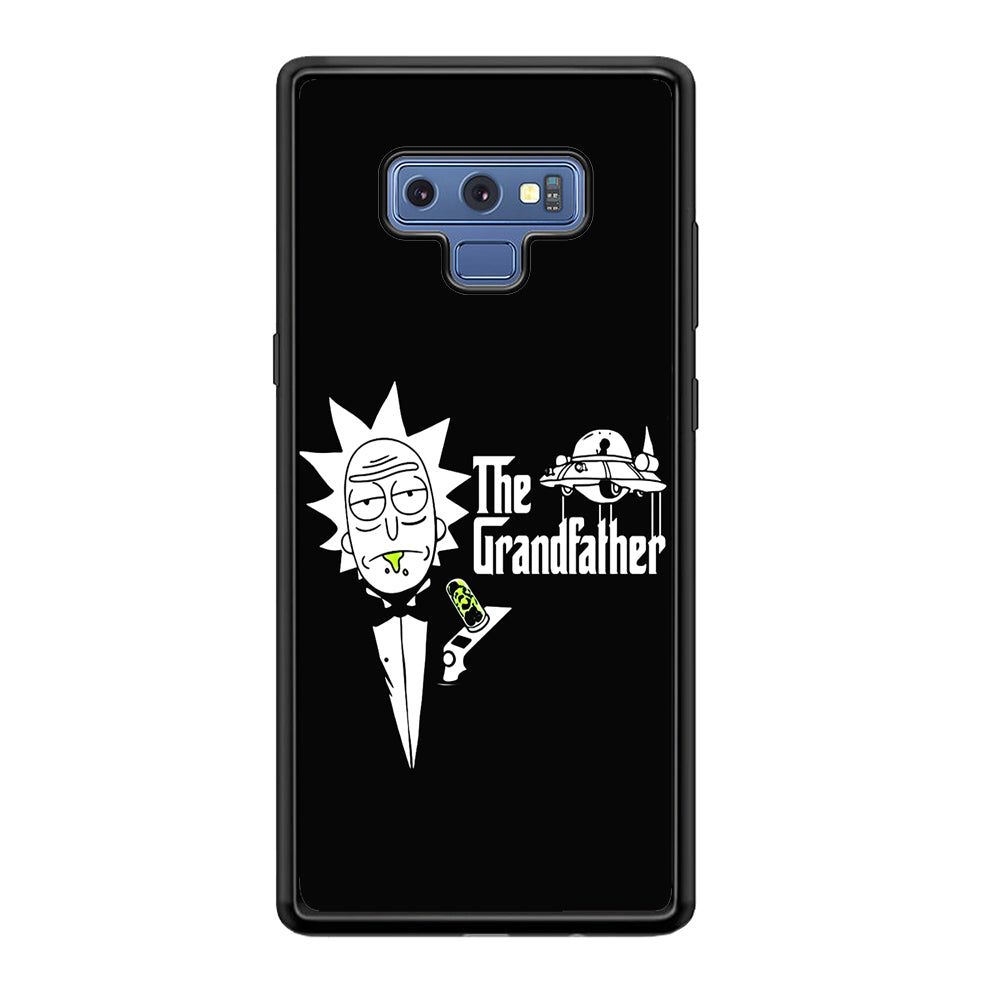 Rick The Grand Father Samsung Galaxy Note 9 Case-Phone Case-Rubber Black (2D Case)-Altracase