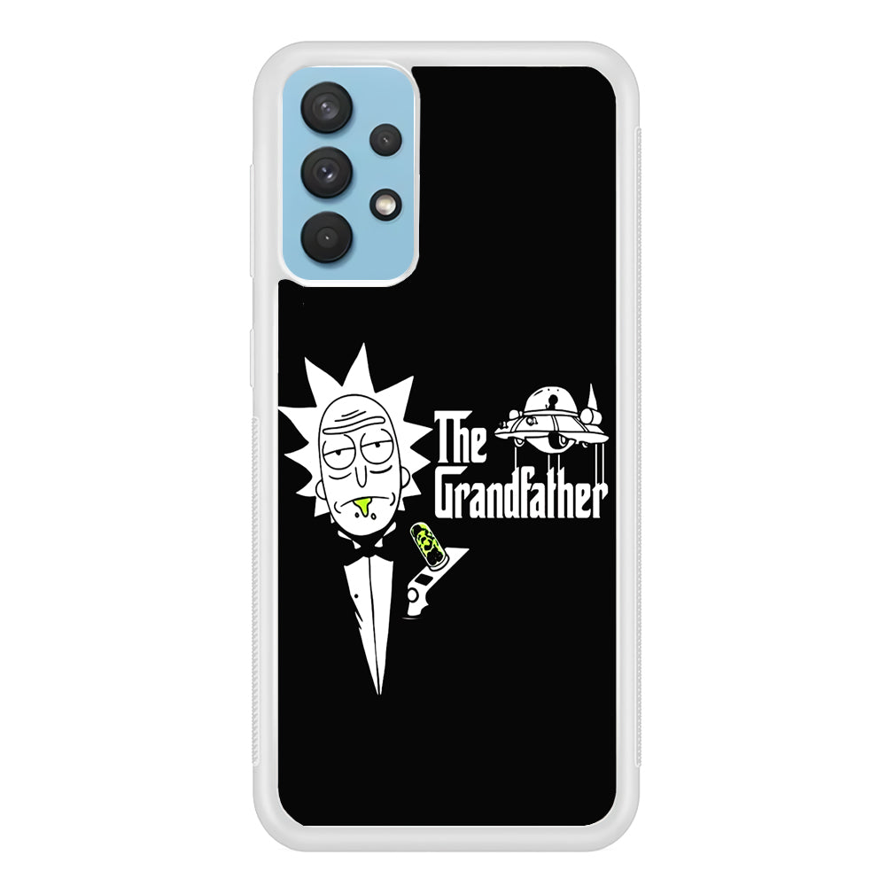 Rick The Grand Father Samsung Galaxy A32 Case-Phone Case-Rubber White (2D Case)-Altracase