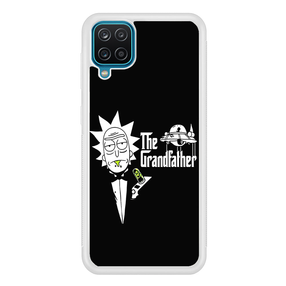 Rick The Grand Father Samsung Galaxy A12 Case-Phone Case-Rubber White (2D Case)-Altracase