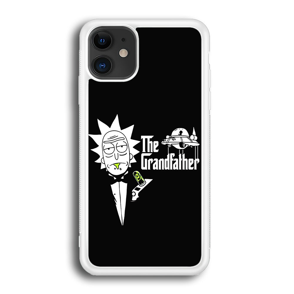 Rick The Grand Father iPhone 12 Case-Phone Case-Rubber White (2D Case)-Altracase