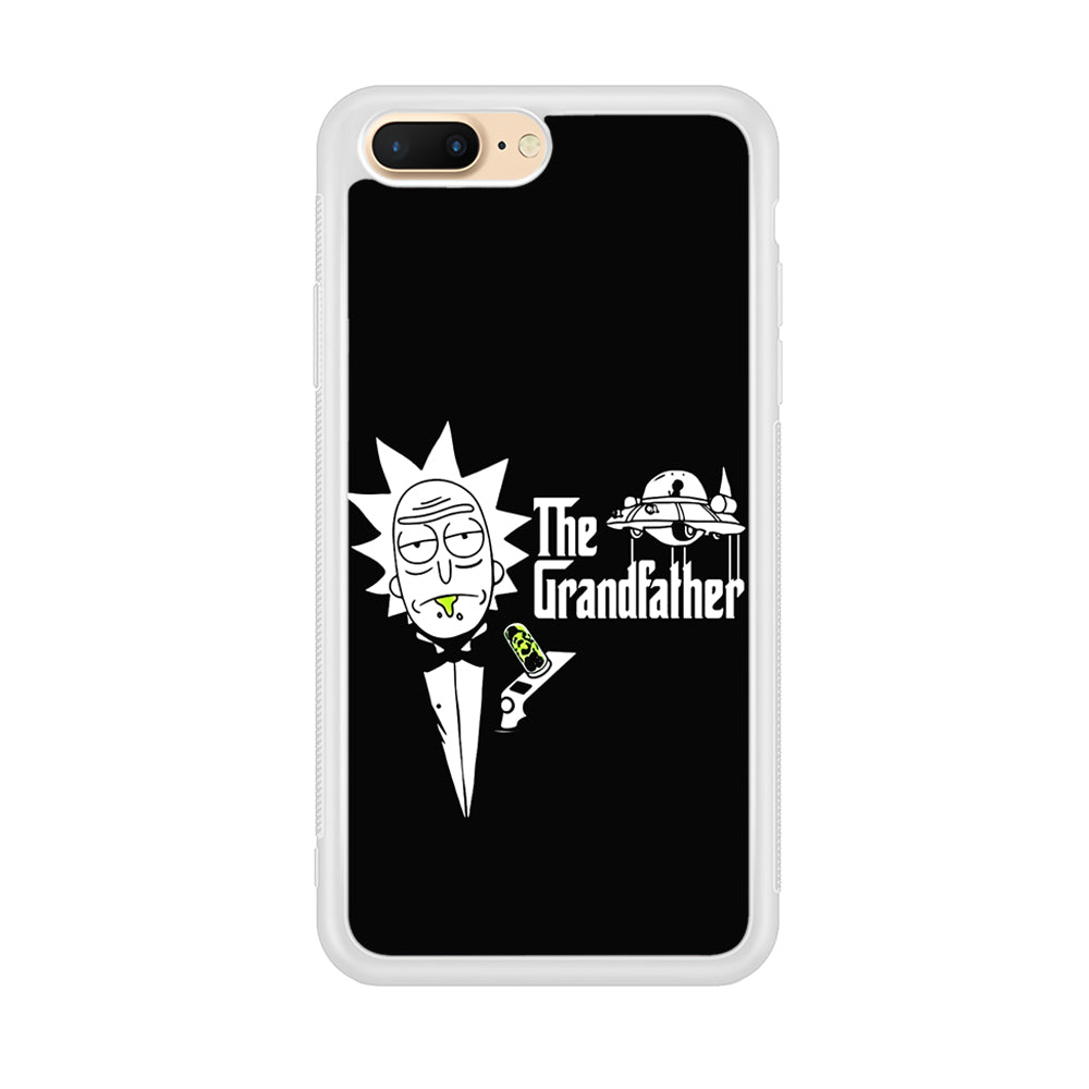 Rick The Grand Father iPhone 8 Plus Case-Phone Case-Rubber White (2D Case)-Altracase