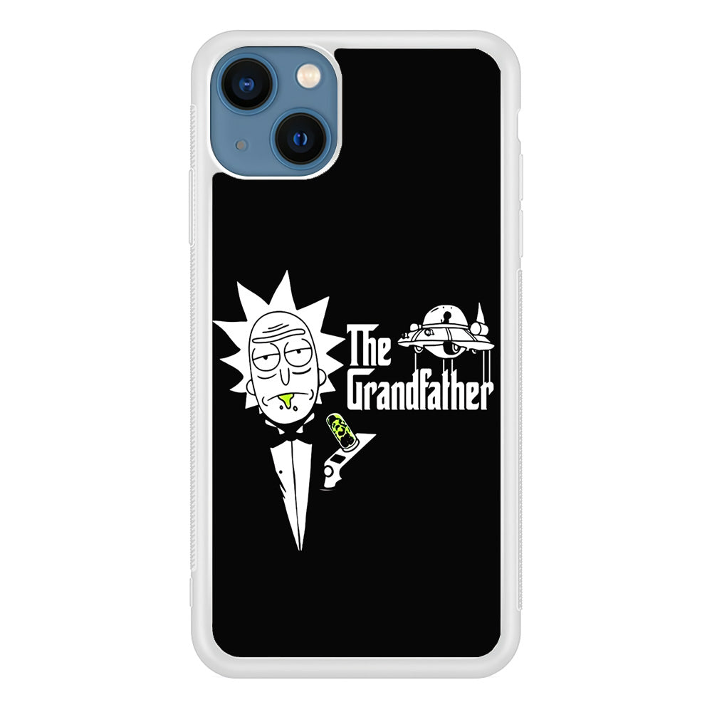 Rick The Grand Father iPhone 13 Mini Case-Phone Case-Rubber White (2D Case)-Altracase