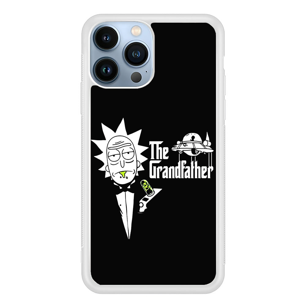 Rick The Grand Father iPhone 15 Pro Case-Phone Case-Rubber White (2D Case)-Altracase