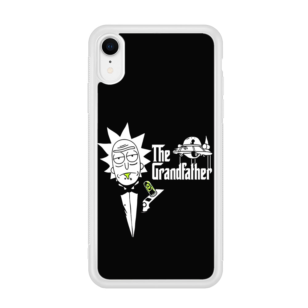 Rick The Grand Father iPhone XR Case-Phone Case-Rubber White (2D Case)-Altracase