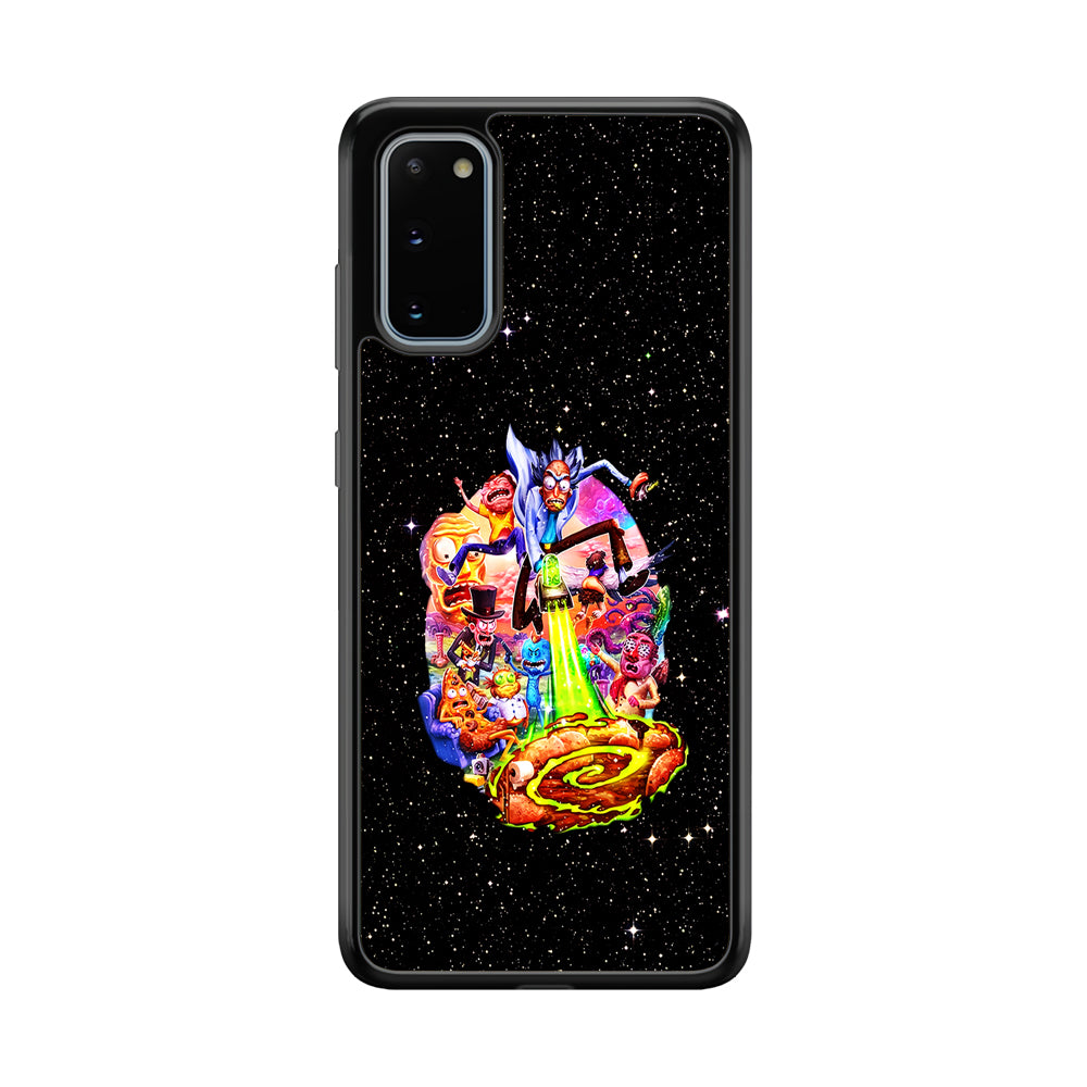 Rick and Morty Galaxy Starlight Samsung Galaxy S20 Case-Phone Case-Tempered Glass Case-Altracase