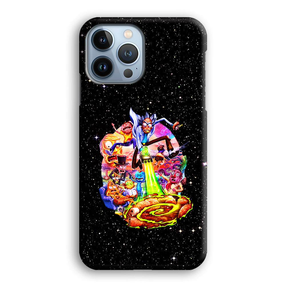 Rick and Morty Galaxy Starlight iPhone 15 Pro Max Case-Phone Case-3D Case-Altracase