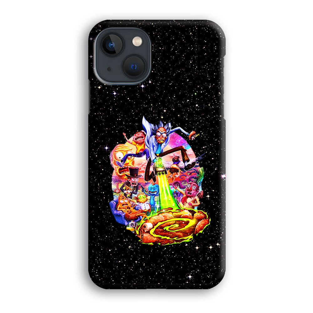Rick and Morty Galaxy Starlight iPhone 14 Plus Case-Phone Case-3D Case-Altracase