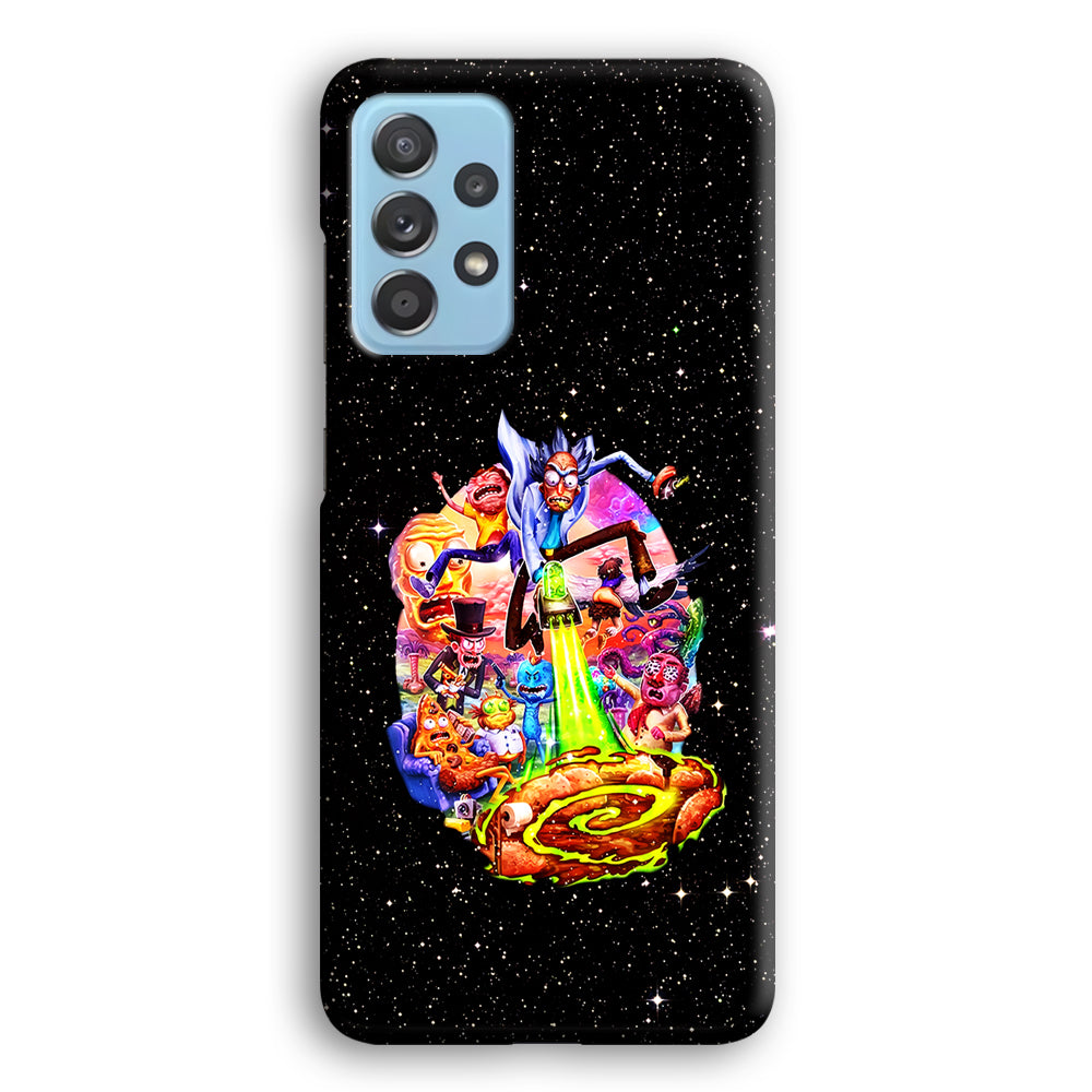 Rick and Morty Galaxy Starlight Samsung Galaxy A52 Case-Phone Case-3D Case-Altracase