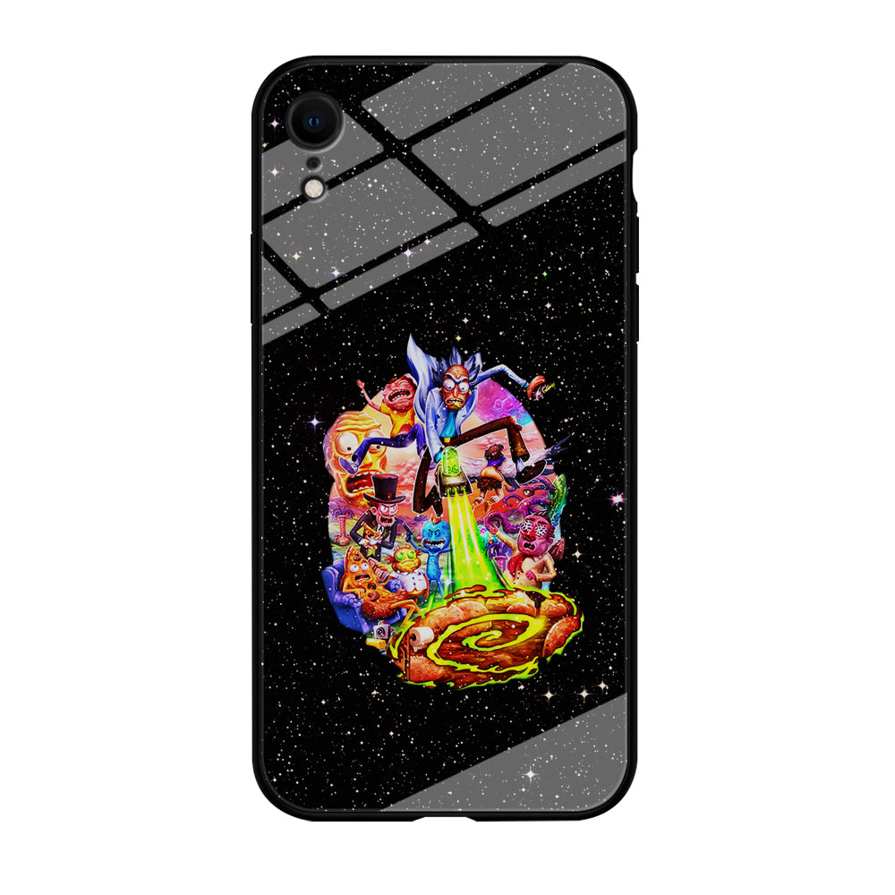 Rick and Morty Galaxy Starlight iPhone XR Case-Phone Case-Tempered Glass Case-Altracase