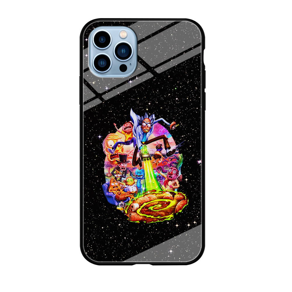 Rick and Morty Galaxy Starlight iPhone 12 Pro Max Case-Phone Case-Tempered Glass Case-Altracase