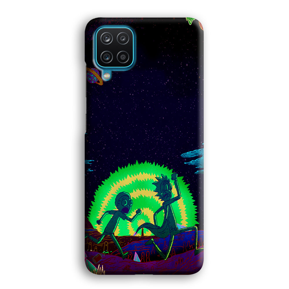 Rick and Morty Green Portal Samsung Galaxy A12 Case-Phone Case-3D Case-Altracase