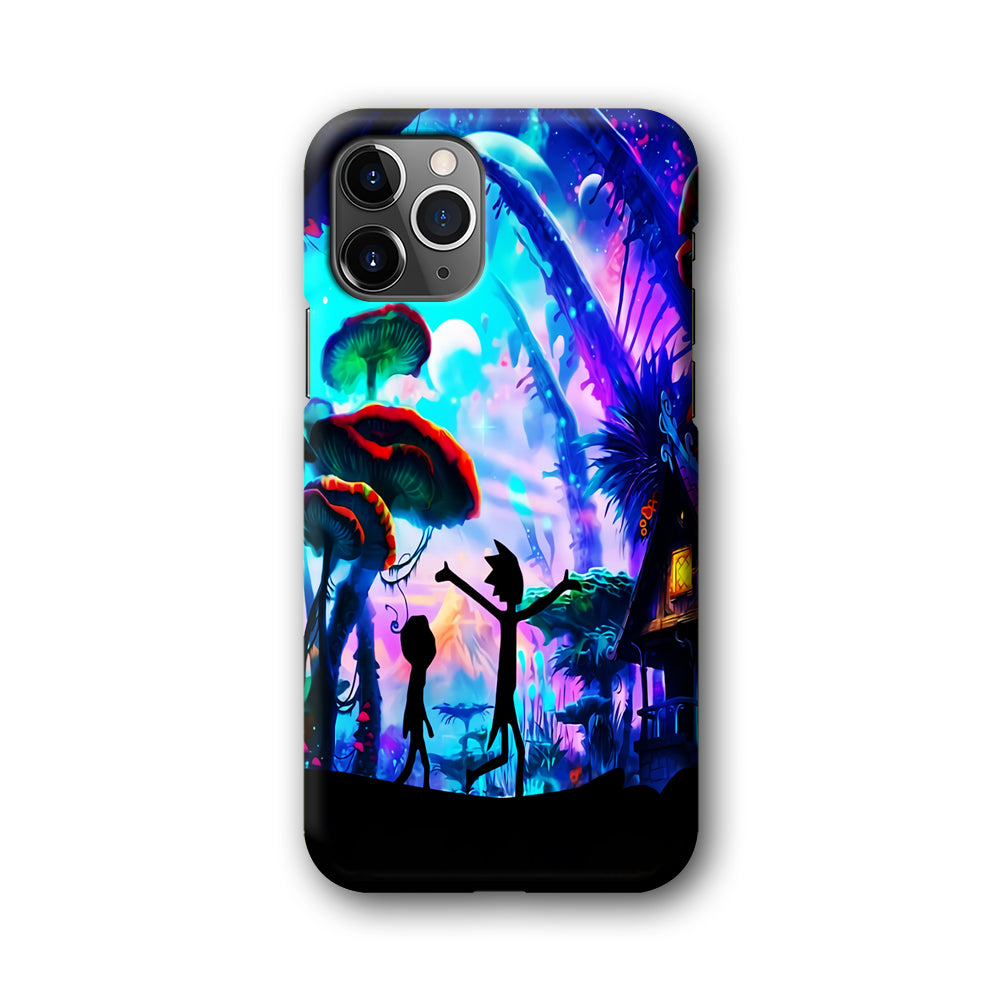 Rick and Morty Mushroom Forest iPhone 11 Pro Max Case-Phone Case-3D Case-Altracase