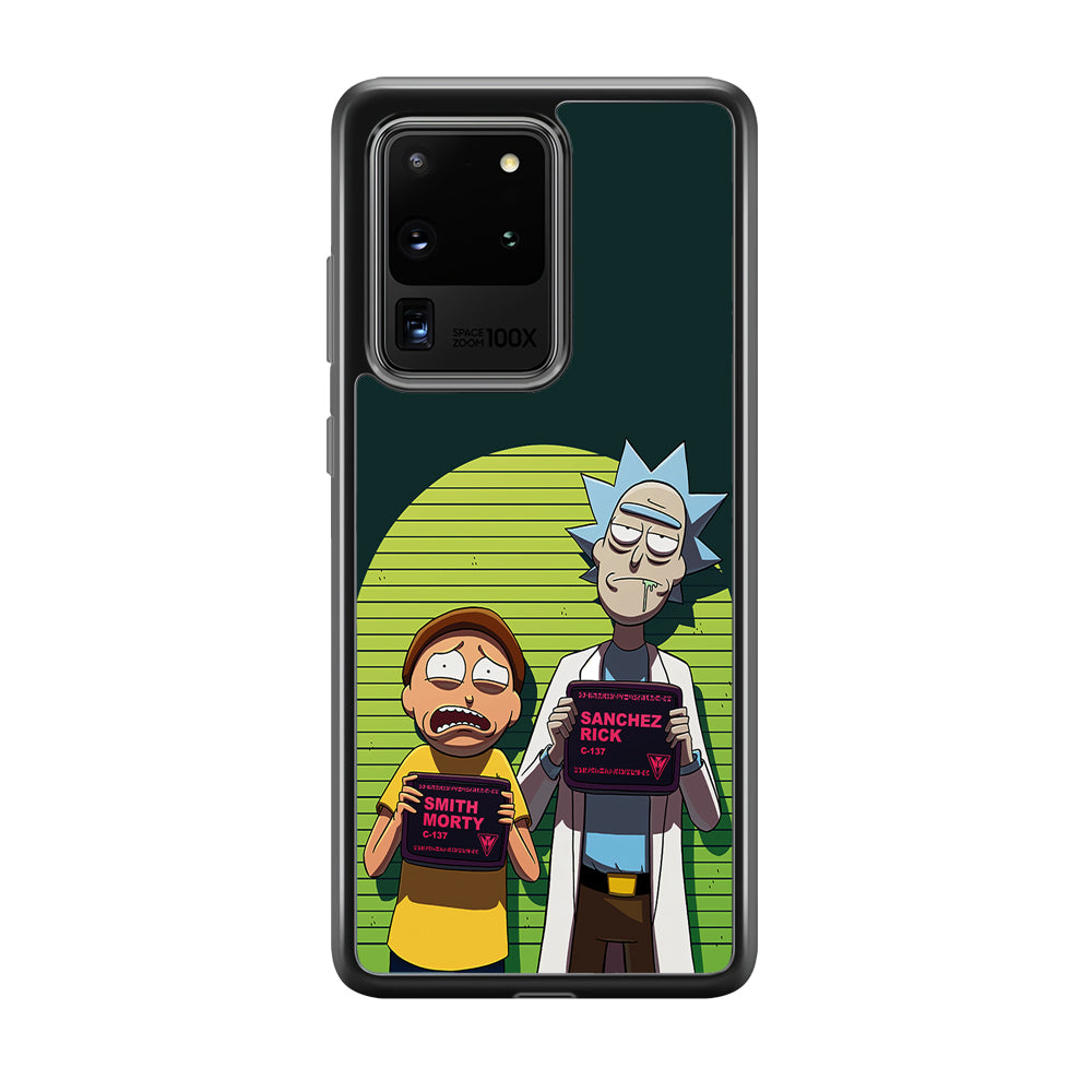 Rick and Morty Prisoner Samsung Galaxy S20 Ultra Case-Phone Case-Tempered Glass Case-Altracase
