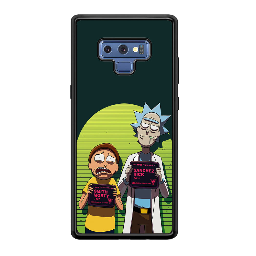 Rick and Morty Prisoner Samsung Galaxy Note 9 Case-Phone Case-Tempered Glass Case-Altracase
