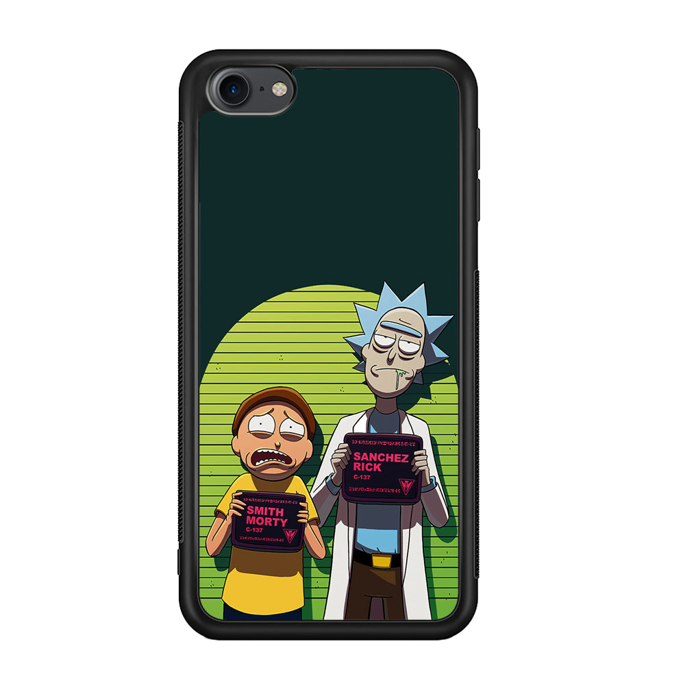 Rick and Morty Prisoner iPod Touch 6 Case-Phone Case-Rubber White (2D Case)-Altracase