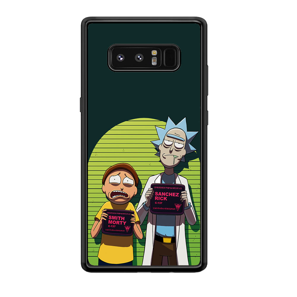 Rick and Morty Prisoner Samsung Galaxy Note 8 Case-Phone Case-Tempered Glass Case-Altracase