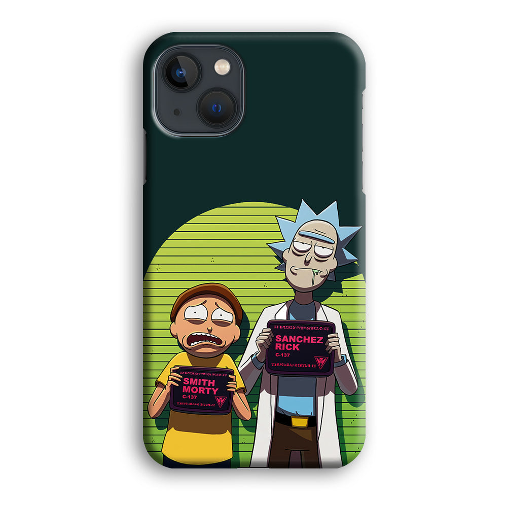 Rick and Morty Prisoner iPhone 13 Mini Case-Phone Case-3D Case-Altracase