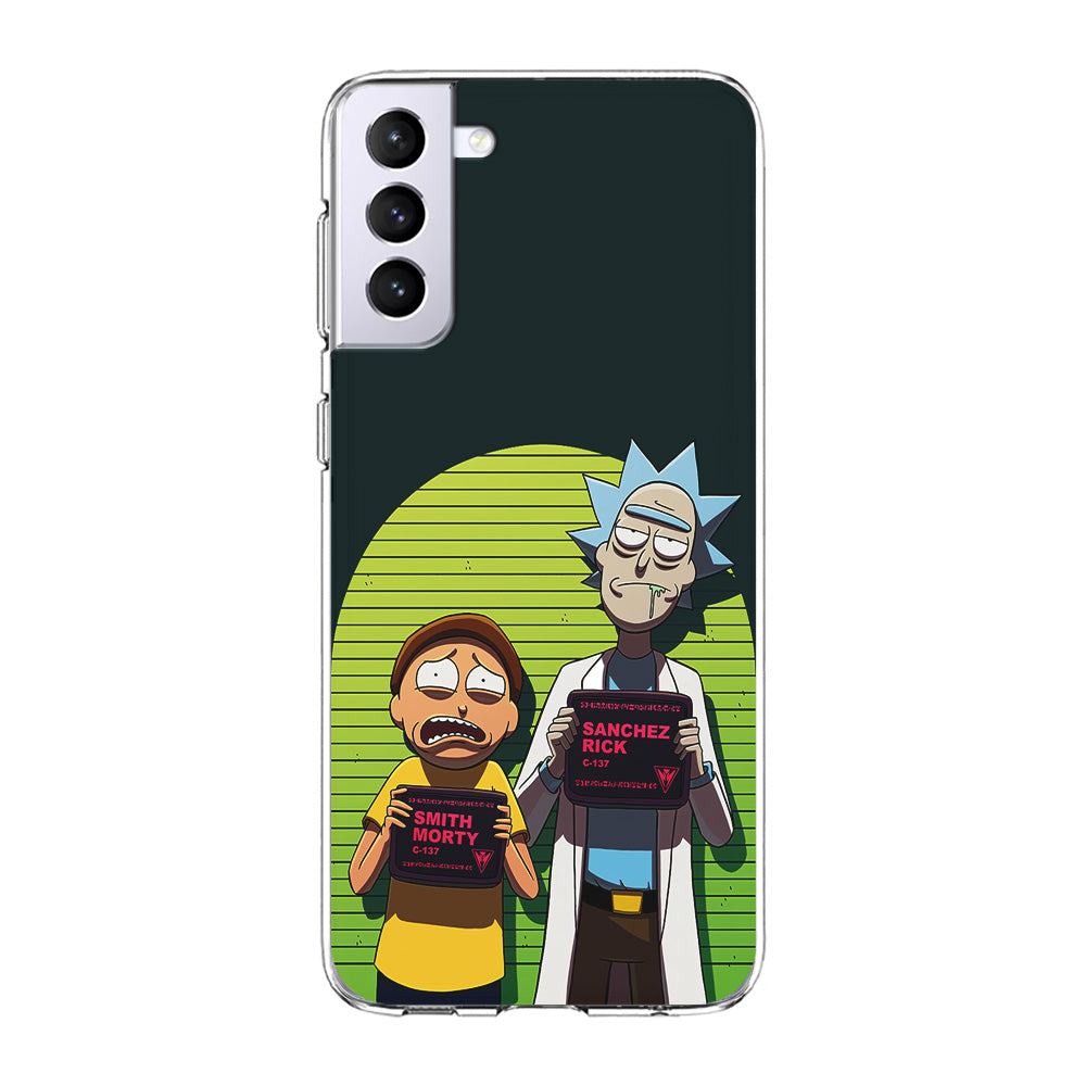 Rick and Morty Prisoner Samsung Galaxy S23 Case-Phone Case-Clear Soft Case-Altracase